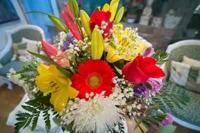 Beautiful fresh flower arrangements from Nectar Flower Shop